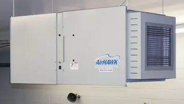 AirHAWK air purification unit serving a fire station